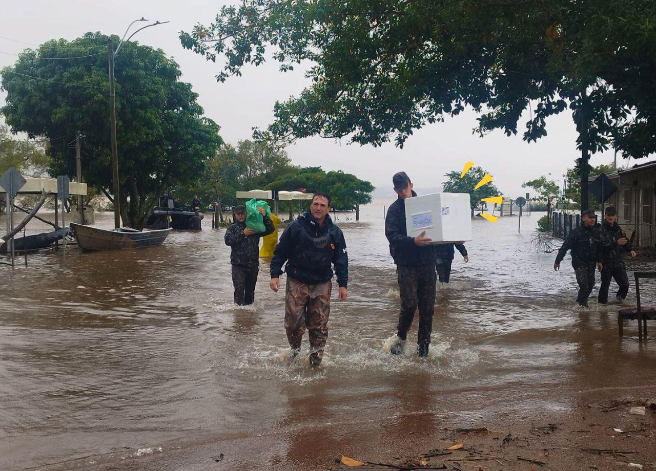 article : Inondations au Brésil : pour que personne ne manque d’insuline, une chaîne de solidarité est en place.
